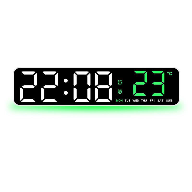 A Simple LED Digital Silent Multifunctional Clock with Luminous Clock and Two Sets of Alarm Clocks