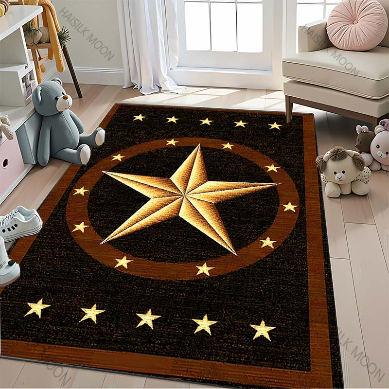 1PC Vintage Pentagram Carpet Suitable for Bedroom, Living Room, Children's Room, Dance Studio, Comfortable & Durable Yoga Mat