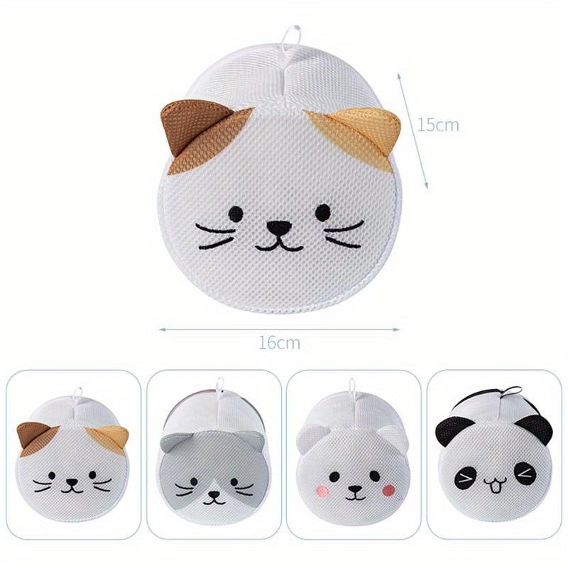 Speciální polyesterové antideformační síťované sáčky na podprsenky, vhodné k praní v pračce, sáčky na prádlo, ponožky s kresleným motivem