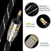Mini Toslink to Toslink Cable 3.5mm Digital Sound SPDIF Optical Audio Adapter for TV Box Soundbar - Optical out ConverterGood product
