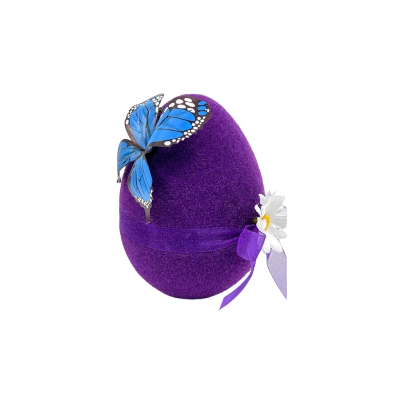 Садовые украшения в виде пасхальных яиц, Имитация яиц, Поделки, Уличные садовые украшения фиолетовый