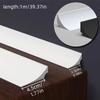 1pc 1mX2.5cm/4.5cm Water Stopper Strip Kitchen Basin Water Blocking Strip Bathroom Shower Dam Flood Barrier Dry Separation