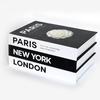 Storage Box Fine Workmanship Modern Minimalistic Creative English Letter Print Decorate Wide Application Fake Book Simulation Storage Book for Office