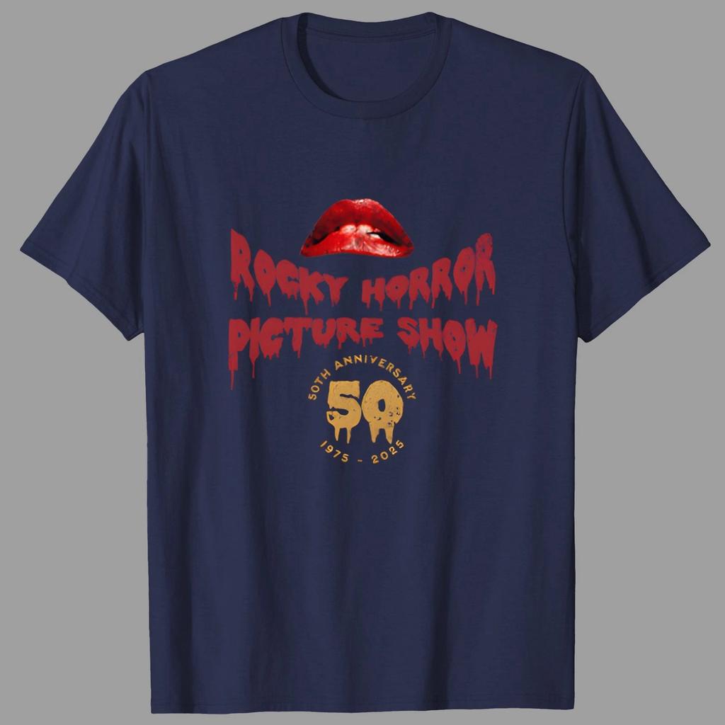 Hot Sale The Rocky Horror Picture Show 50th Anniversary 1975-2025 TShirt High-end Luxury Is for Both Men and Women Top Y2k