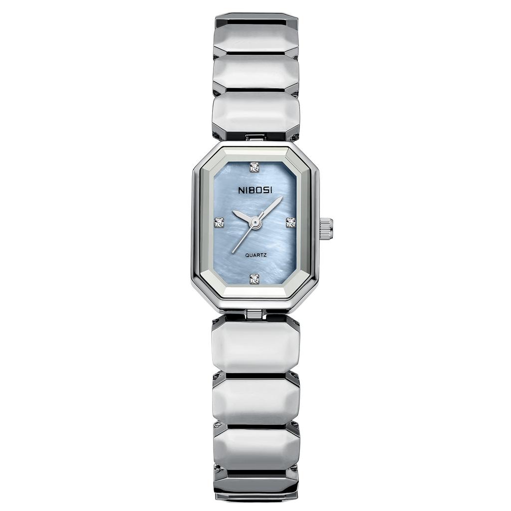 Fashion New Mother-Of-Pearl Small Square Watch Fashion Women'S Watch Exquisite Versatile Waterproof Quartz Watch Women