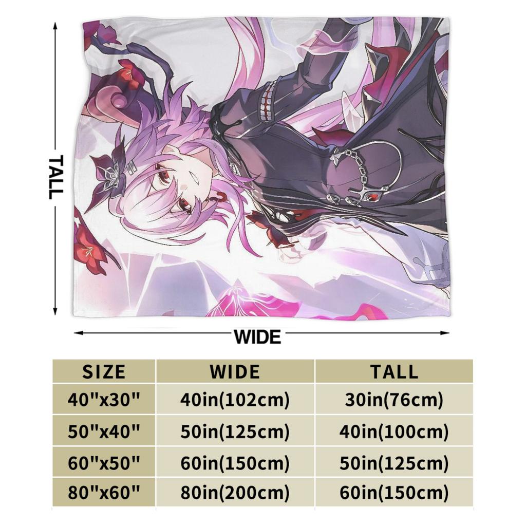 Super Warm BlanketKids Adult Camping Honkai Star Rail Throw Blanket  Flannel Bedspread For Outdoor Novelty Sofa Bed Cover