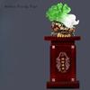 1PCS Resin Jade Cabbage Ornaments Small Size Golden Toad Living Room Wine Cabinet Shop Craft Decoration Opening Gift