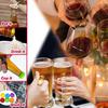 Tappi di Bottiglia, Tappi di Bottiglia di Birra in Silicone Riutilizzabili Tappo per Bottiglia di Soda Cappello Sigillatore Coperchio per Bevande, HomeBrew, Gadget da Cucina, Previene Fuoriuscite, Senza BPA