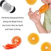 Tomato Slicer Stainless Steel Vegetable Cutter with 10 Sharp Blades and Ergonomic NonSlip Handle