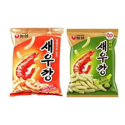 Nongshim Креветкові крекери Оригінальні 90 г / Креветкові крекери Васабі 70 г (2 варіанти)