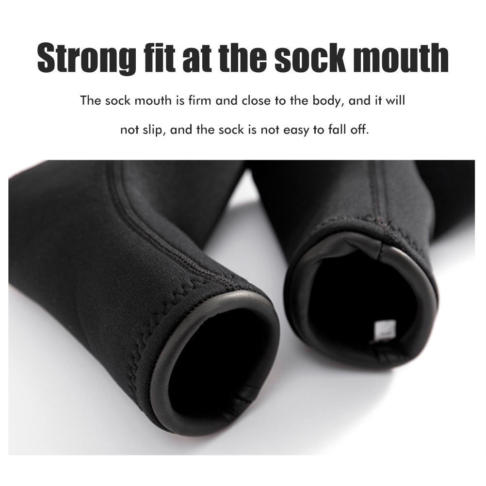 1 Pair 3mm Neoprene Socks Unisex Diving Socks Thermal Anti Slip Beach Socks for Diving Swimming Snorkeling