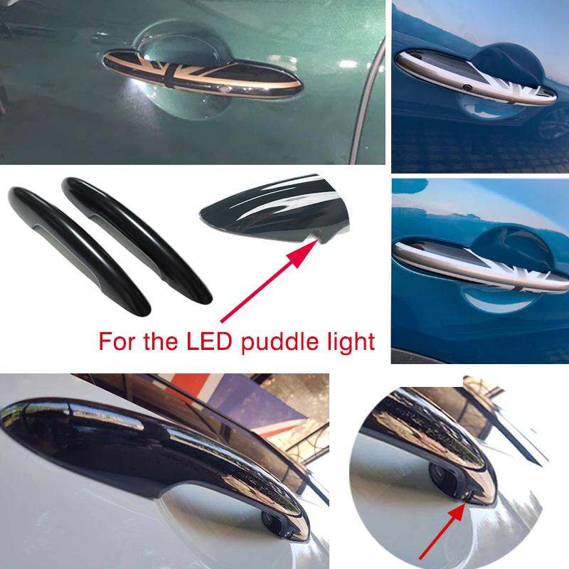 For MINI Cooper S JCW F55(5-Door) F60 Countryman Exterior The Black Flag Door Handle Cover Decoration Car Styling