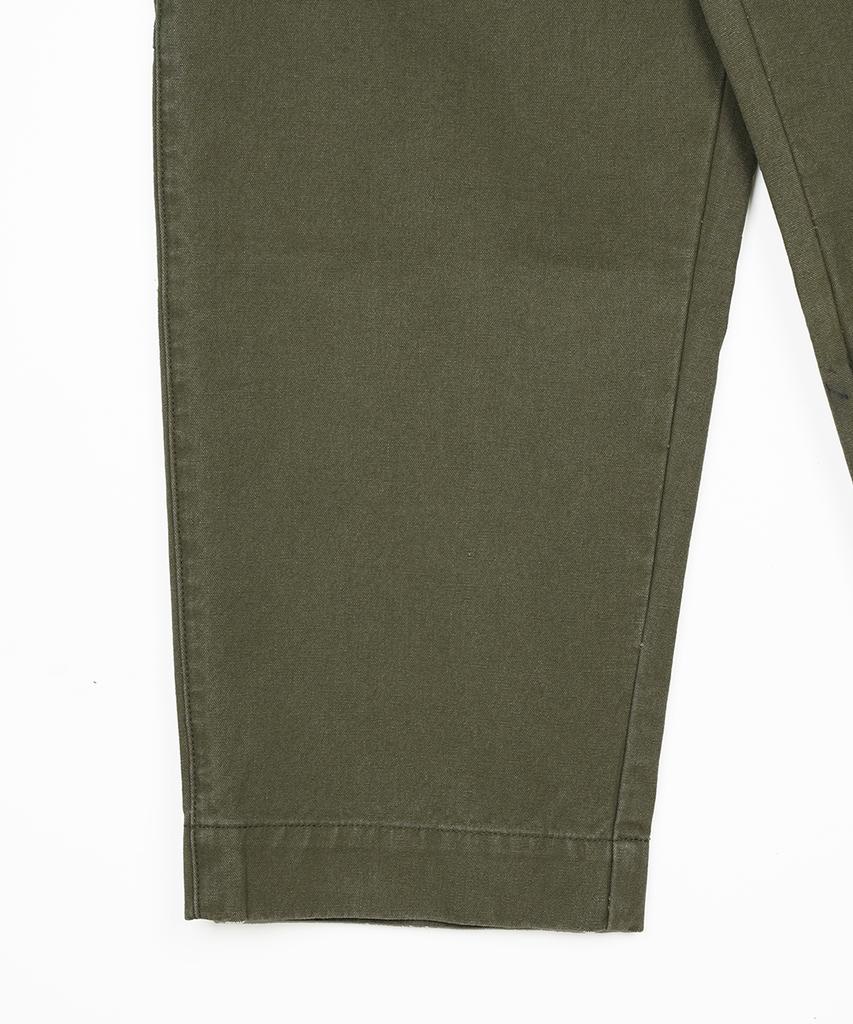 FDR Washed Canvas Pocket Carpenter Pants Khaki
