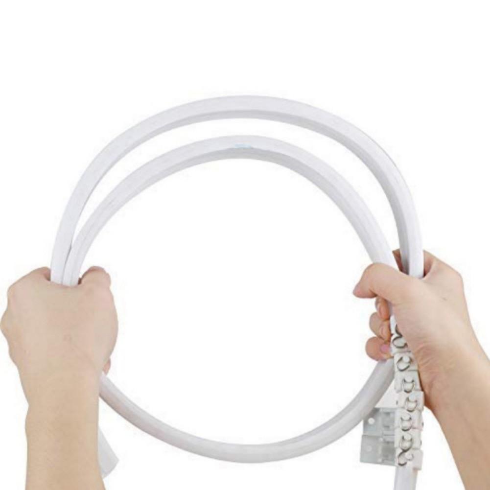 Flexible Resin Curtain Rail Slide Rail Bending Rail Curtain Track 3 Meters