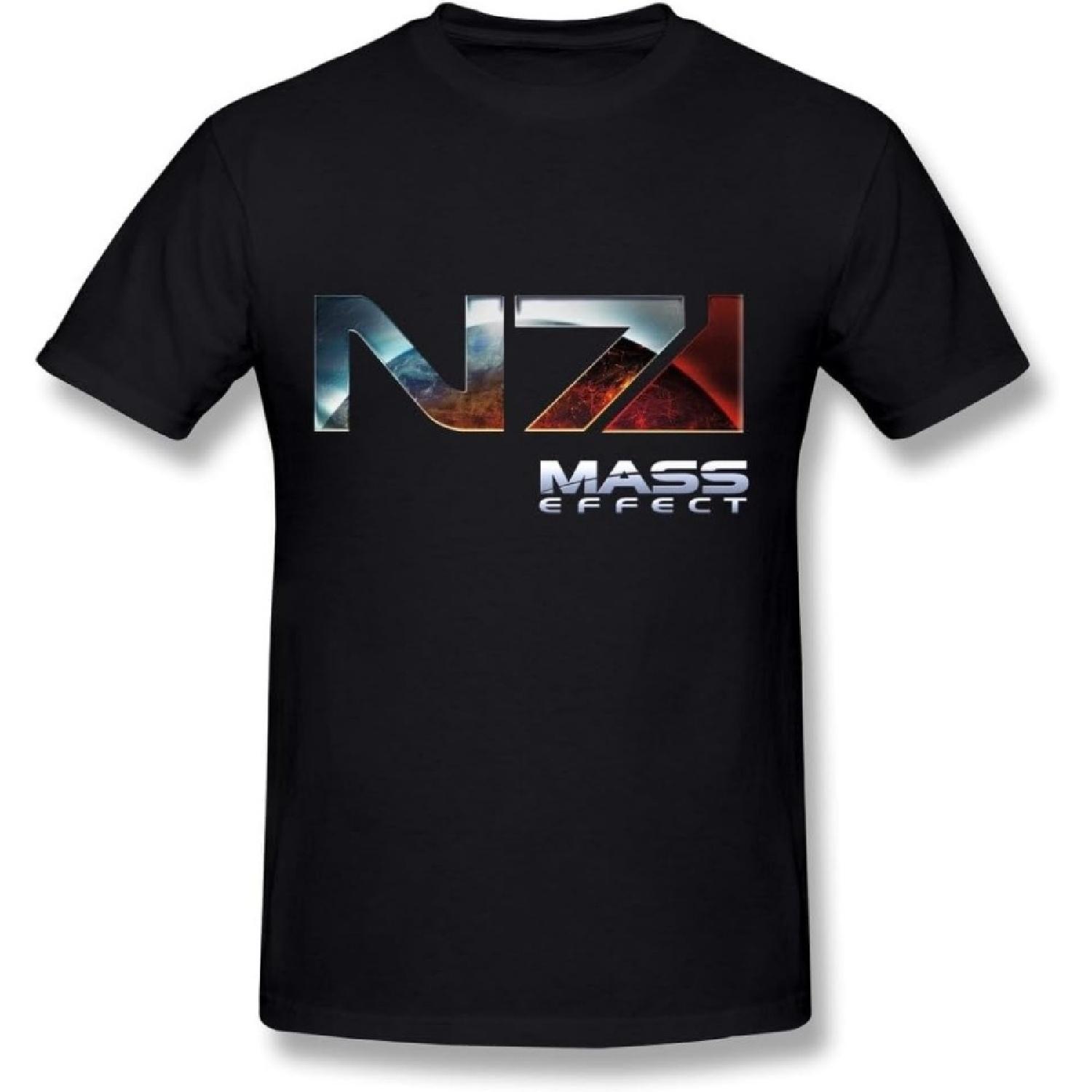 Мужская футболка Koyee Mass Effect Логотип Командера Шепарда N7 XXXXXL разноцветный 2790₽