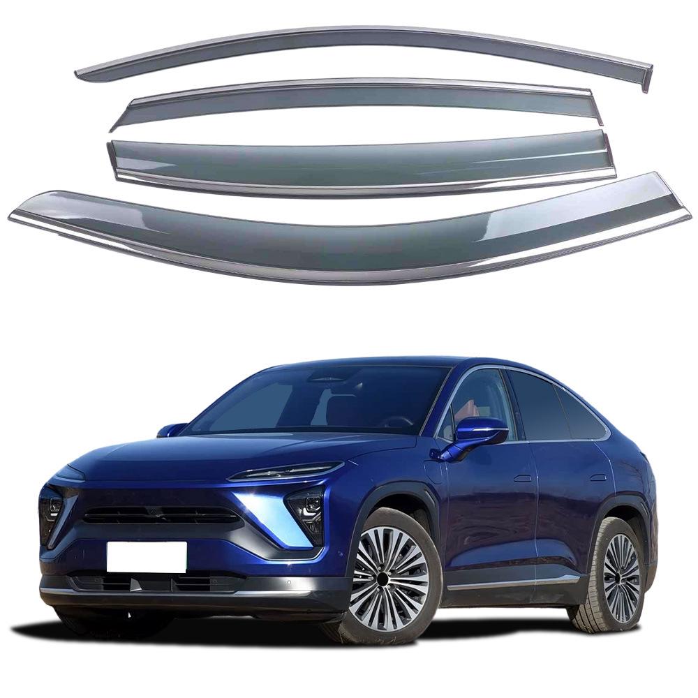 

Thickened Car Window Sunshade Deflector with Bright Strip for NIO EC6 (2020-2023)