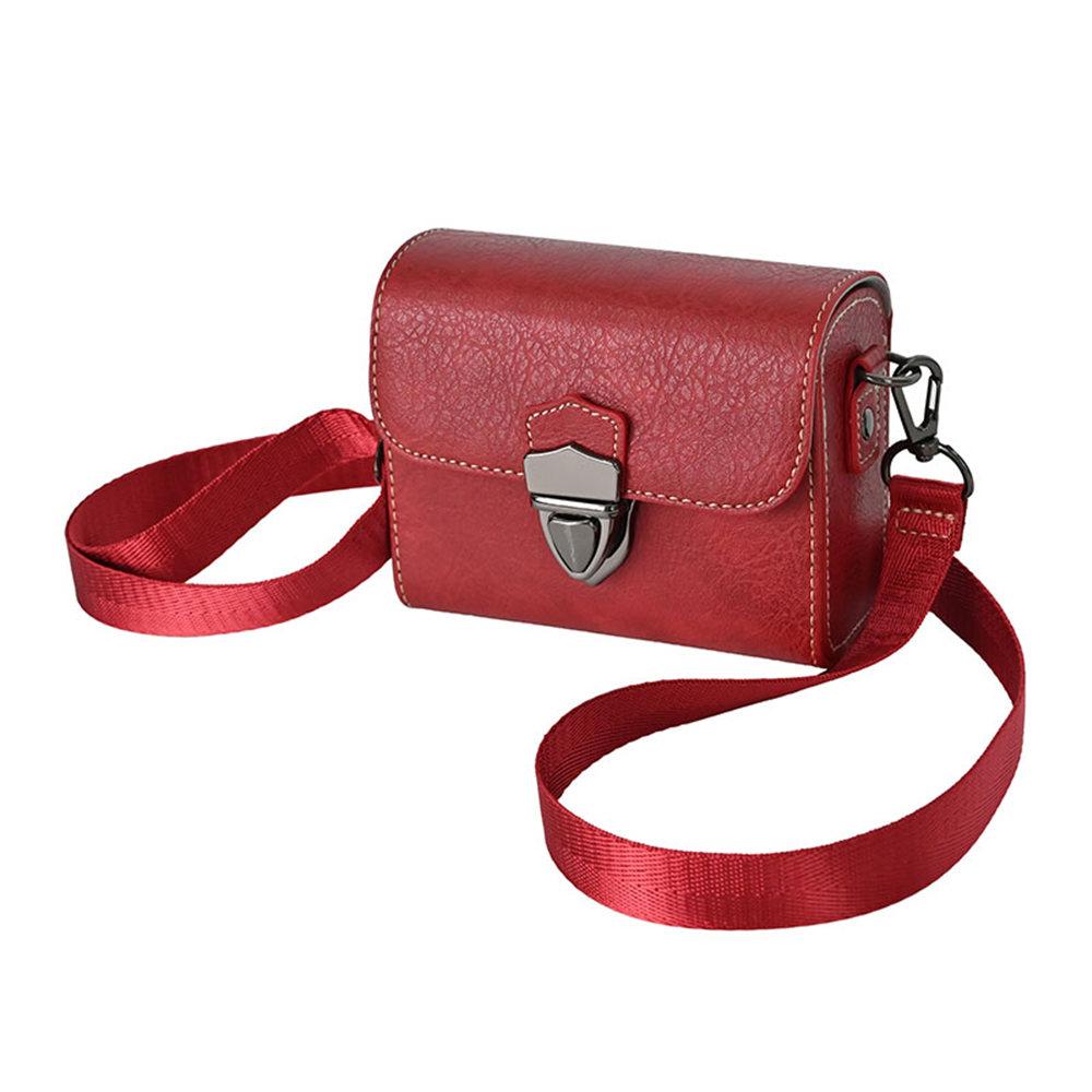 Universal PU Leather Camera Bag Case for Canon SX740 SX730 G7X2 G7X3 G9X M100 M200 Sony ZV1 ZV1F ZV1M2 HX90 Ricoh GR GR2 GR3