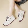 Platform Casual Shoes Women's New Women's Shoes Spring Leather Non-slip White Shoes Women's Hundred