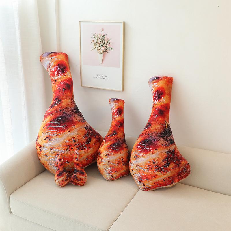 20CM Simulation Food Real Life Style Chicken Leg Trotters Toy Chick Wing Drumstick Fried Doll Mini Cat Dog Pet Toy Birthday Gift