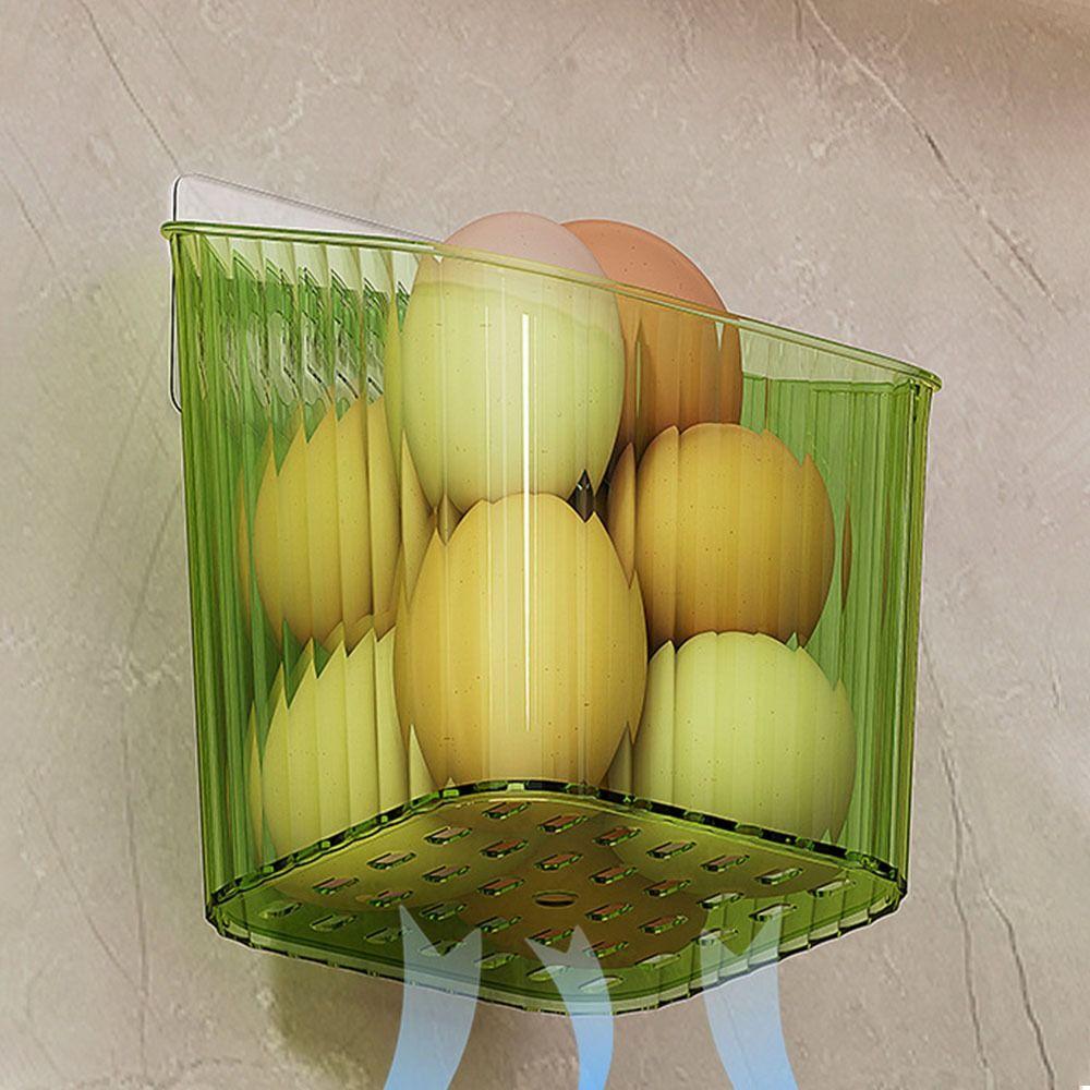 Storage Tools Kitchen Storage Box With Drain Ginger Garlic Storage Rack