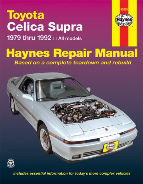 Buch Toyota Celica Supra 1979-1992) Haynes Repair Manual (USA)