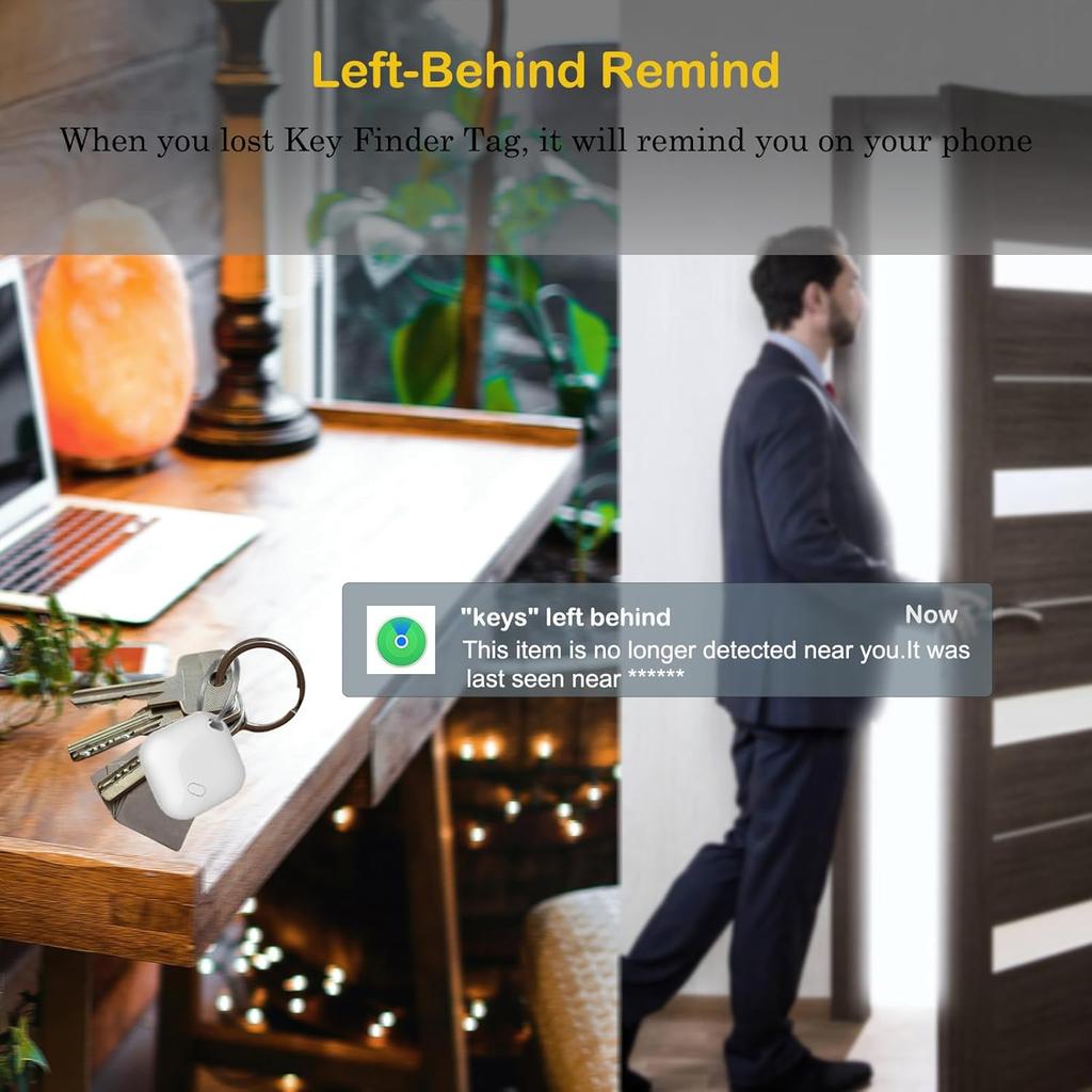 GPS Tracker Only for iOS System Find My APP Bluetooth Smart Tag GPS Mini Locator for Luggage Key Finder Anti-Lost Device