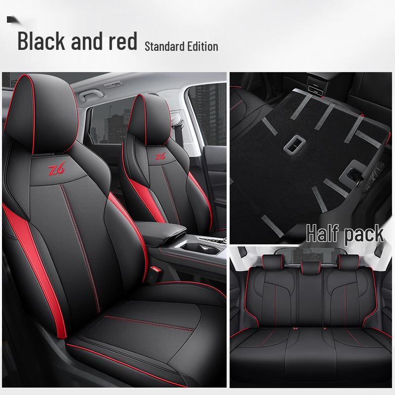 DJGY Car Seat Cushion: Fits Changan Auchan Z6, Sports Leather, All-Season Use