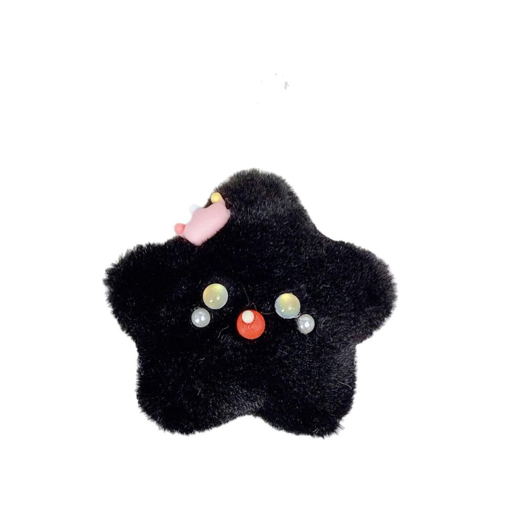 Cute Squeaky Star Doll Blush Pink Keychain Charm