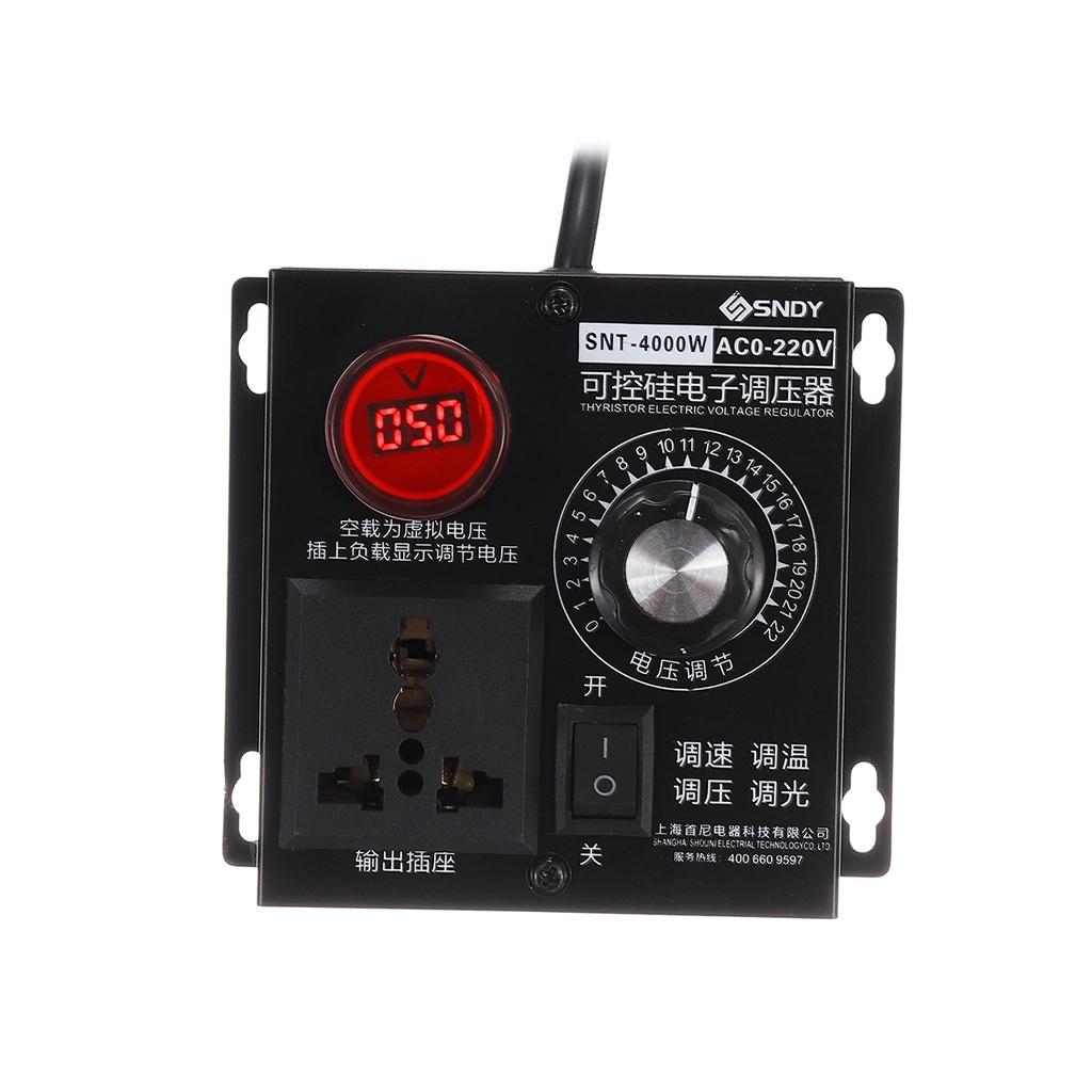 AC 4000W 220V Transformer Motor Speed Fan Control Controller RA Voltage Regulator Variable Step Down Voltage Converter