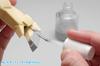 Wave Finish Products Series Plastic Bottle with Thick Painting Tool for Plastic Brush, Bottle/Large Brush, Models, OF-066