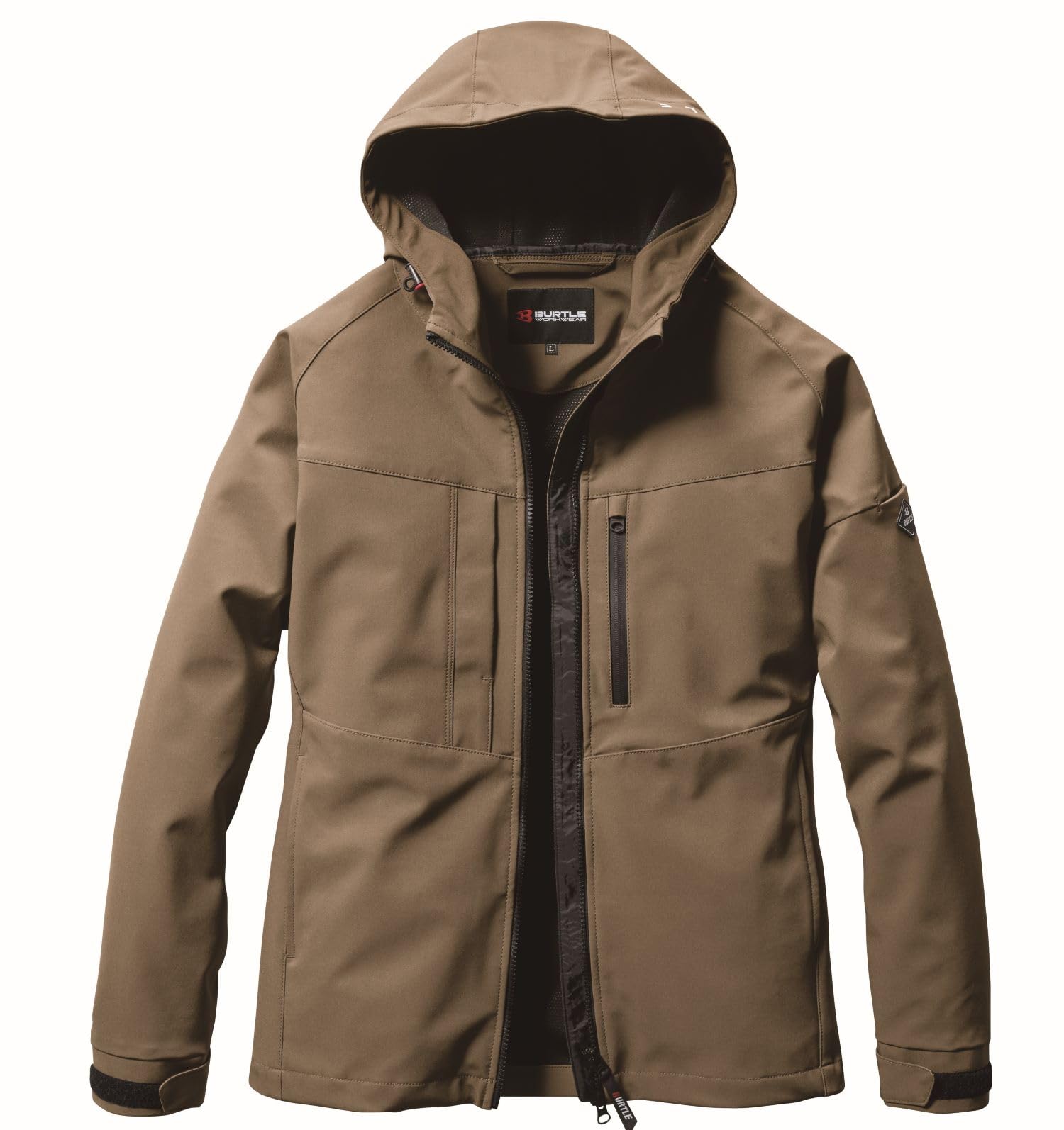 Толстовка BURTLE (унисекс) для осени/зимы, хаки, 821 23 XXL