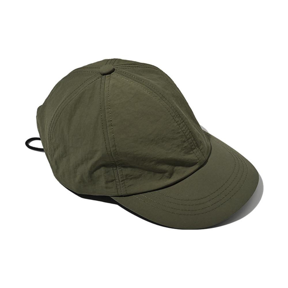 Drawstring Design Baseball Cap Japanese Style Snapback Hats Sports Hat Sunshade Cap  Trucker Cap