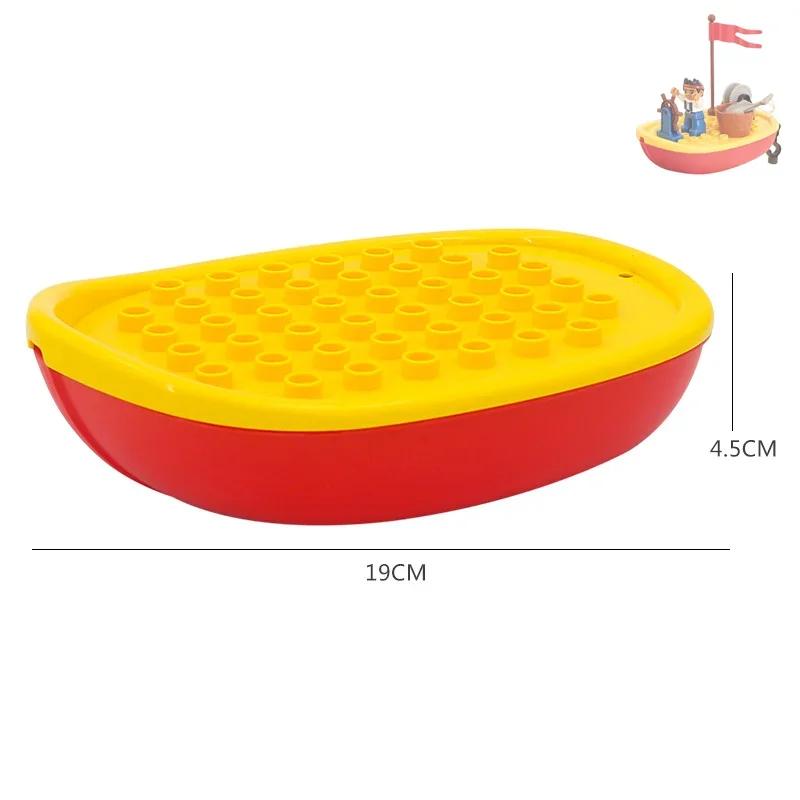 

Большой размер Строительный блок Приключенческий корабль Серия Совместимый Дупло Отважные пираты Остров сокровищ Детские подарки Игрушки для сборки