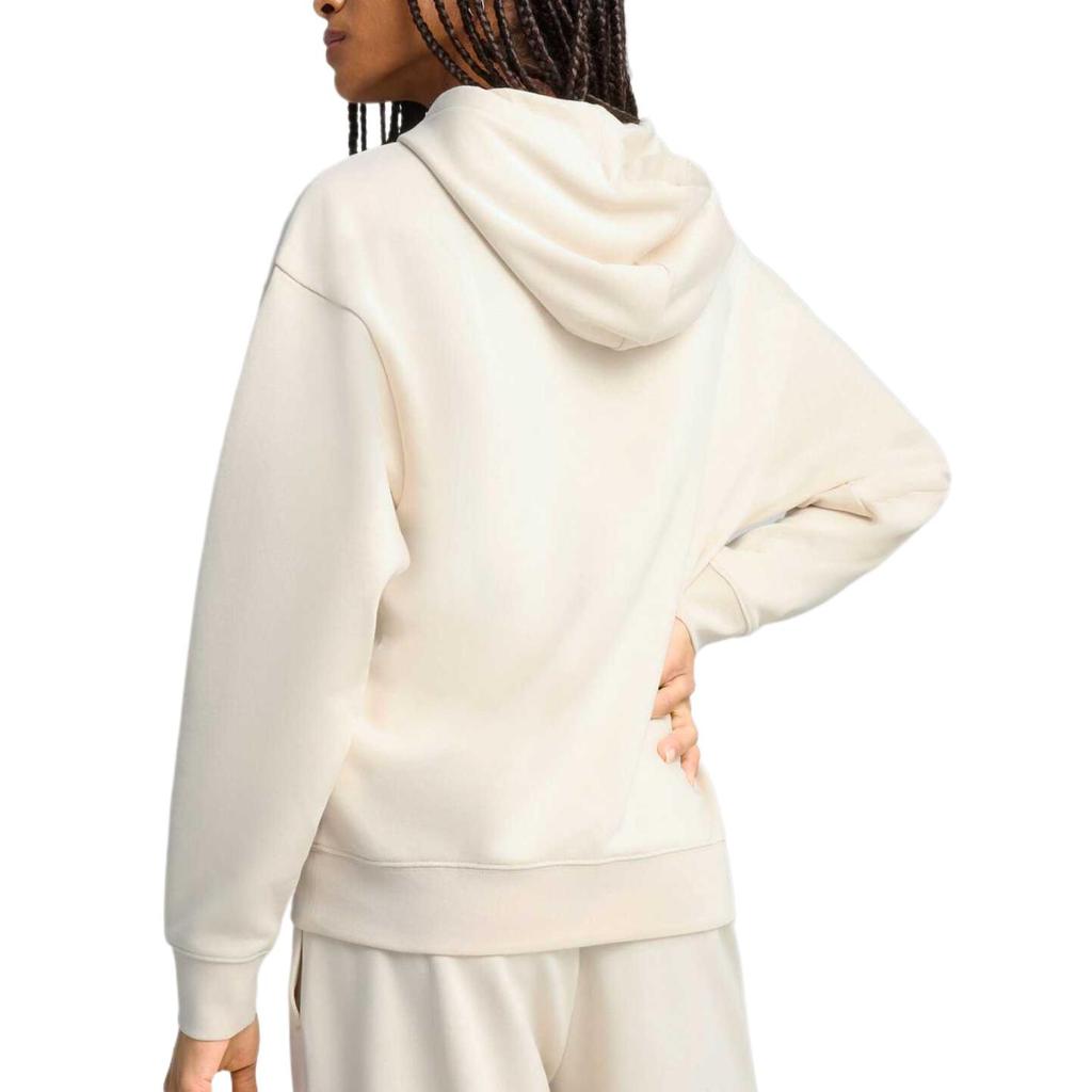PUMA Warm Comfortable Soft Hooded Pullover Long Sleeve Sweatshirt Women sweatshirt Beige 688941-87