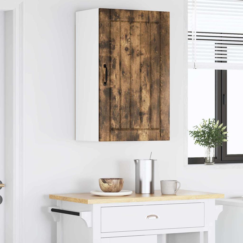 Wall Cabinet LUCCA Smoked Oak 50 x 31 x 80 cm