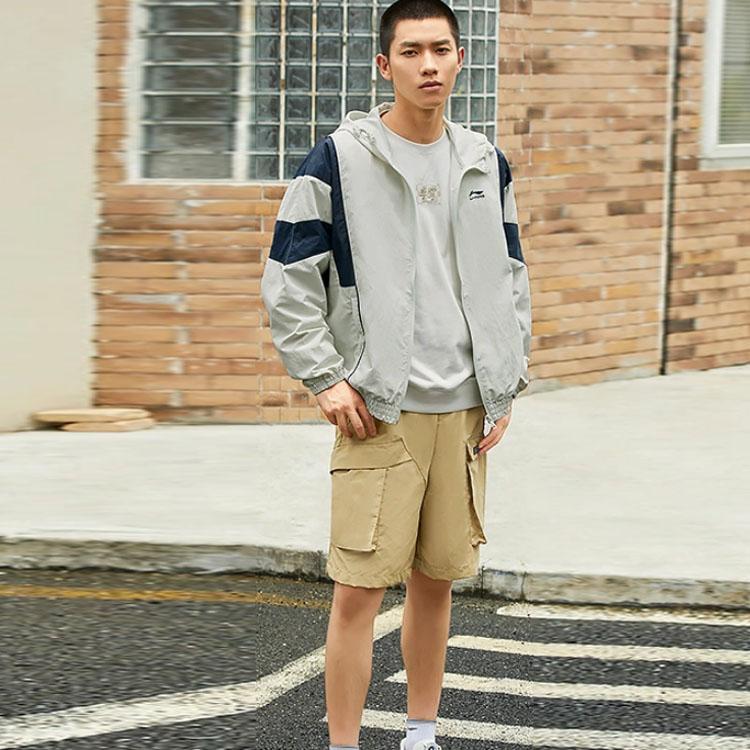 Li Ning Sports Lifestyle Collection Sports Trendy Collection Jacket Men's Gray AFDT531-1