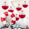 10Pcs Eye Catching Honeycomb Balls Table Centerpieces and Hanging Decorations for Fishing Themed Parties Supplies
