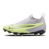New Phantom DF AG Artificial Grass Slip Resistant Low Top Kids' Soccer Shoes Gray Green Kids' DV3069-705