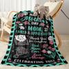 Mother's Day Love Letter Blanket Suitable for sofas,travel, living rooms also a good gift for friends and family Suitable for all seasons.