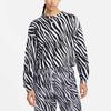 Nike Women's Casual Zebra Print Pullover Hoodie In Black