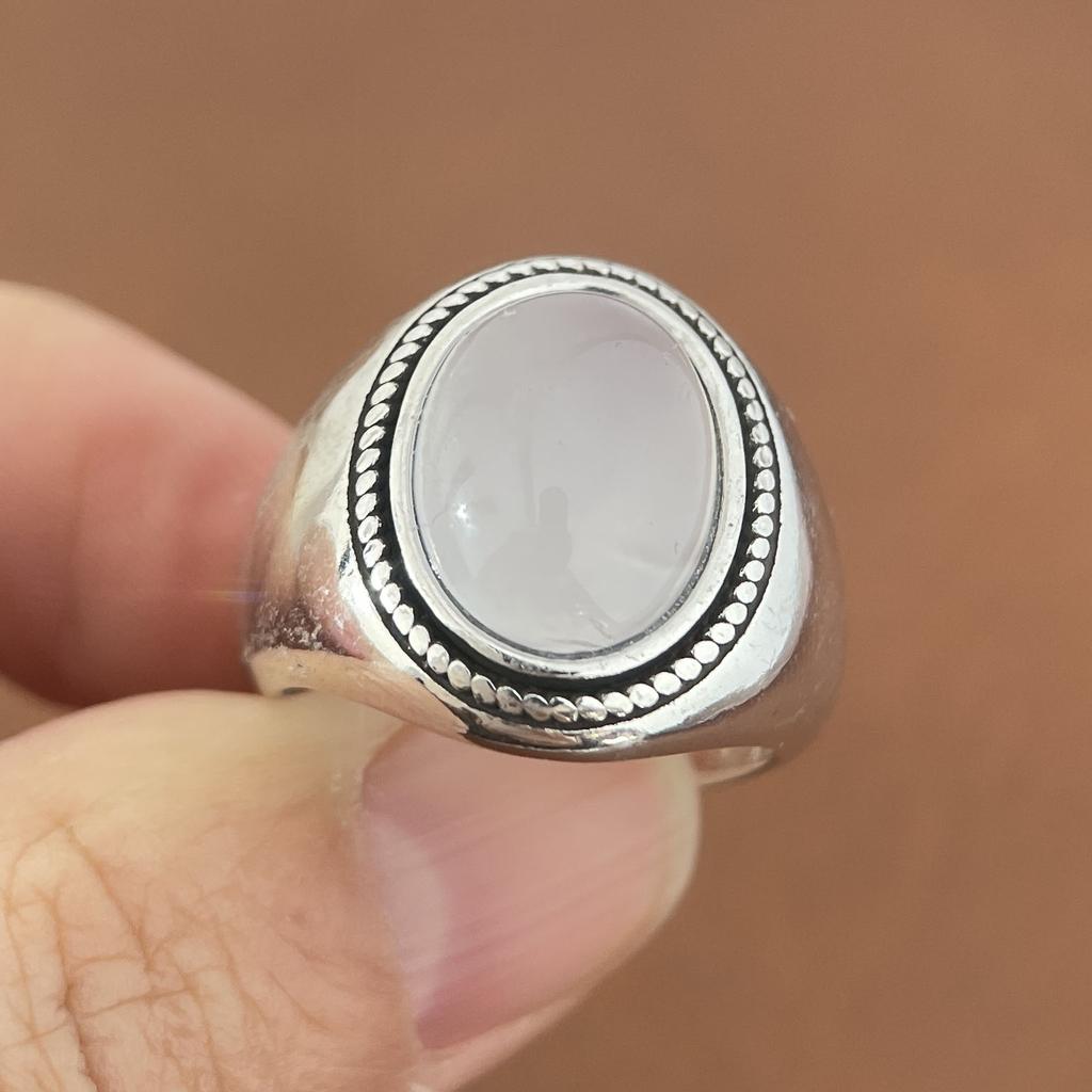 925 Sterling Silver Rings for Women Couple Minimalist Handmade Simple Pearl Heart Ring Party Jewelry Gift Prevent Allergy