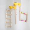 Parrots Ladder Scratchers Perch Stands Bird Stand Suction Cup Wood Stick Ladder Branch Ladder Standing