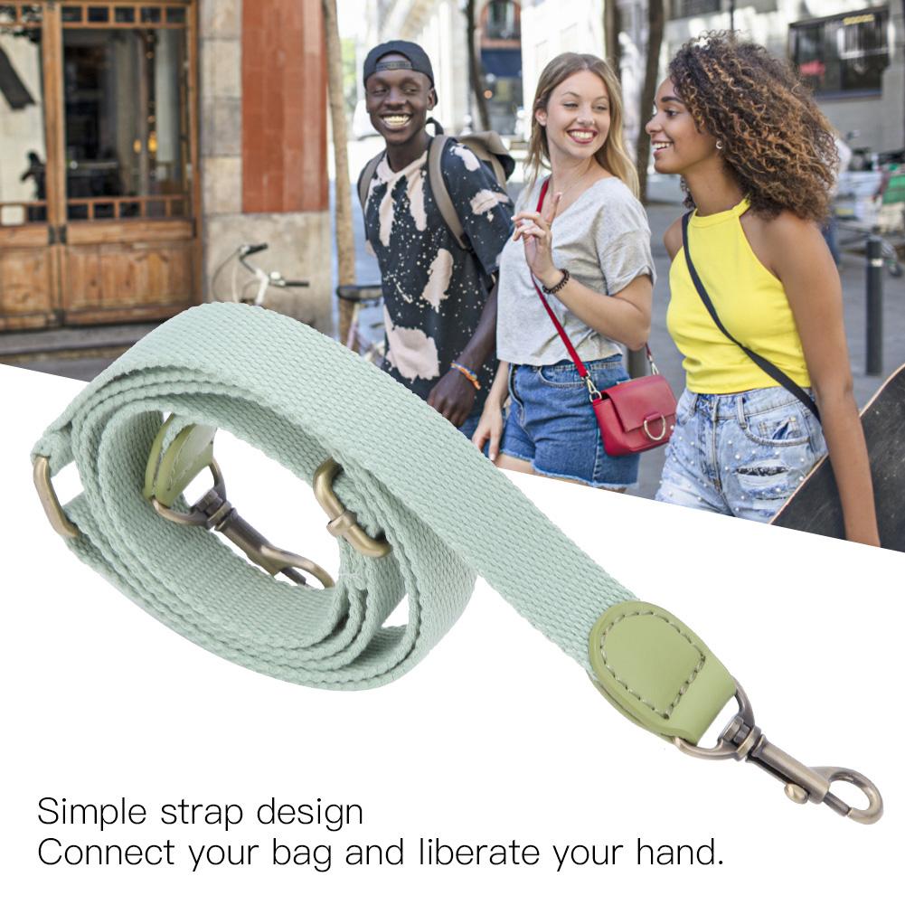 Ručně vyráběné DIY Patchworkové doplňky Nastavitelná crossbody taška Kožený popruh pro CBD065 066Zelená
