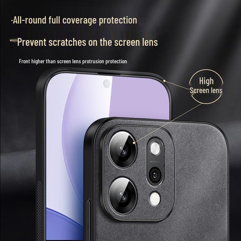 Shangsu National Trend Nubuck Phone Case