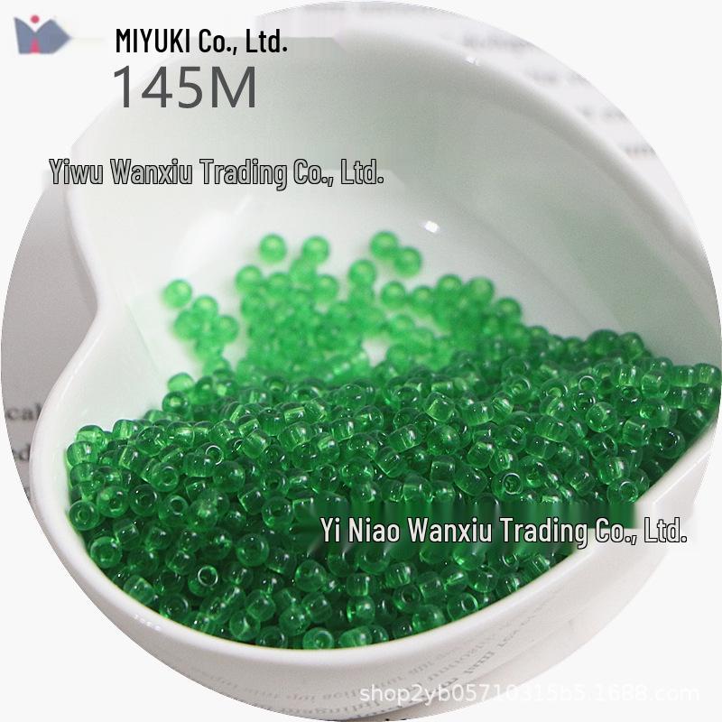 MIYUKI 3mm Transparent Glass Seed Beads for DIY Jewelry Making