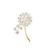 The Elegant Dandelion Brooch Is A Light Luxury and Niche Brooch with Exquisite Diamond-encrusted Brooches