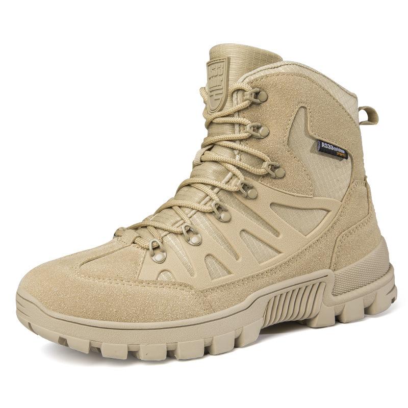 

Large size outdoor field training high-top desert combat boots Delta tactical combat battlefield training actual combat boots 47 пісочний