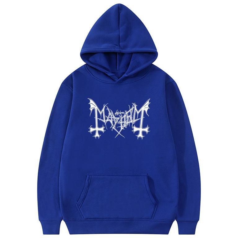 Mayhem Deathcrush Hoodie Music Rock Band Print Streetwear Unisex Women Hip Hop Fashion Sweatshirts Oversized Hoodie Male Tracksuits