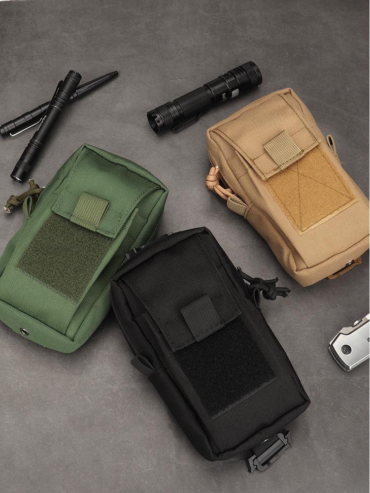 Outdoor Tactical Molle Waist Pack: Multifunctional First Aid & Phone Pouch