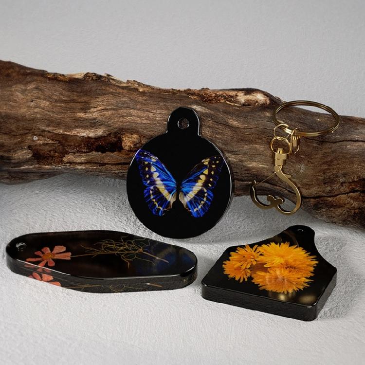 Pendant Oval Fan-shaped Round Bone Listing Silicone Mold Ornament Plaster Mold